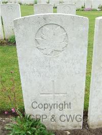 Etaples Military Cemetery - Mansfield, F